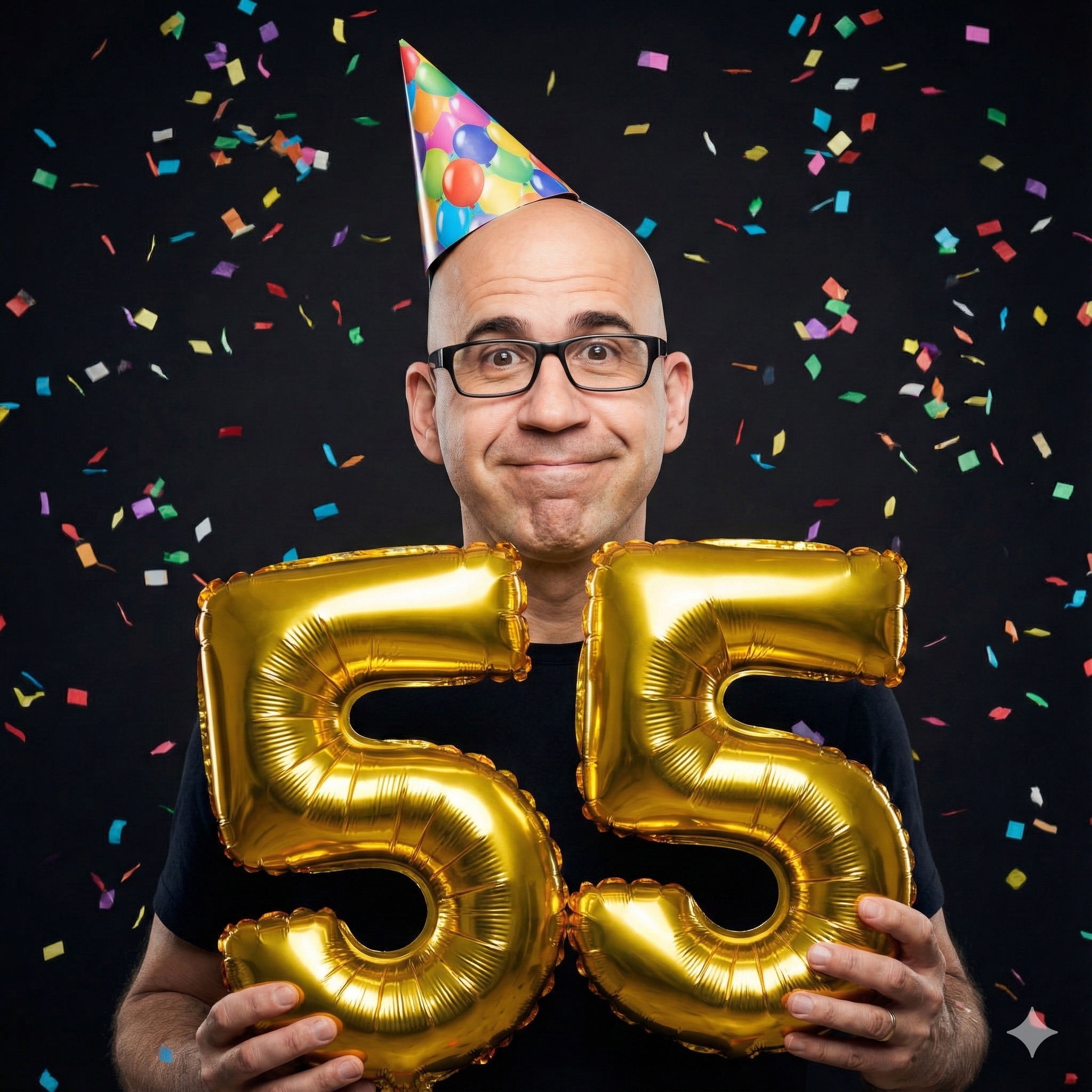 Curt at 55 birthday party